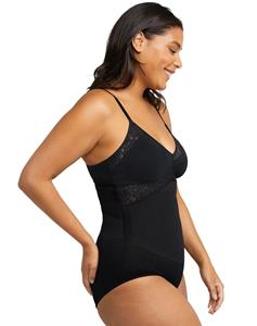 Maidenform Tame Your Tummy Lace Body  | Black