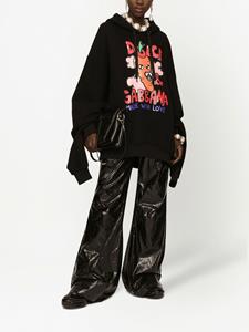 Dolce & Gabbana Sweater met print - Zwart