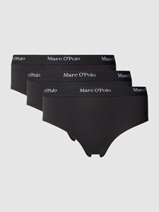 Marc O'Polo Slip met elastische band met logo in een set van 3 stuks, model 'ESSENTIALS'
