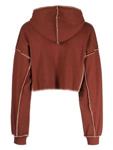 Baserange Cropped hoodie - Rood