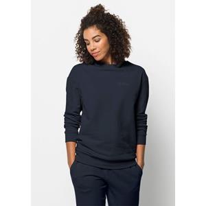 Jack Wolfskin Essential Crewneck Women Sweatshirt van biologisch katoen Dames 