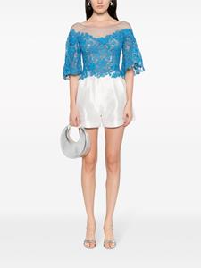 Gemy Maalouf Cropped top - Blauw