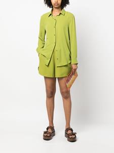 PAULA Zijden blouse - Groen