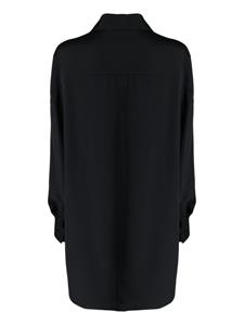 The Mannei Zijden blouse - Zwart