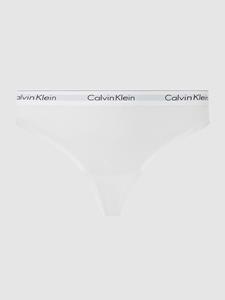 Calvin Klein Underwear Plus PLUS SIZE string met elastische band met logo