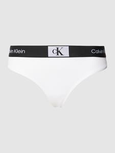 Calvin Klein Underwear T-String "MODERN THONG", mit klassischem Logobund
