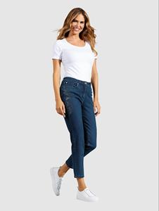 Paola 7/8-jeans met push-up effect  Blue stone
