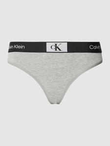 Calvin Klein Jeans String met elastische band met logo, model 'MODERN THONG'