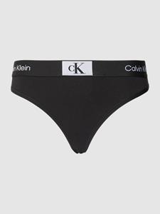 Calvin Klein Jeans String met elastische band met logo, model 'MODERN THONG'