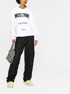 Moschino Hoodie met logoprint - Wit