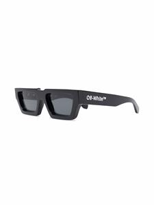 Off-White Manchester zonnebril met rechthoekig montuur - Zwart