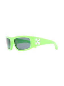 Off-White Eyewear Arrows zonnebril met rechthoekig montuur - Groen