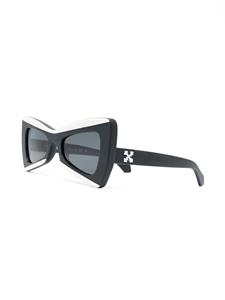 Off-White Eyewear Zonnebril met cat-eye montuur - Zwart
