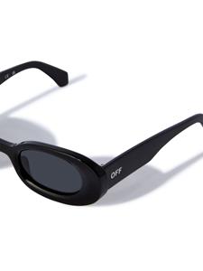 Off-White Amalfi zonnebril met ovaal montuur - Zwart