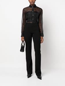 Blanca Vita Capparis zijden blouse - Zwart