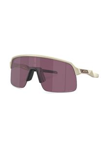 Oakley Shield zonnebril met contrast - Beige