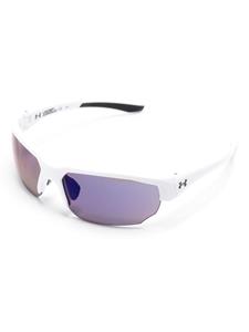 Under Armour half-rim geometric sunglasses - Wit