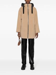 Herno zip-up hooded coat - Beige