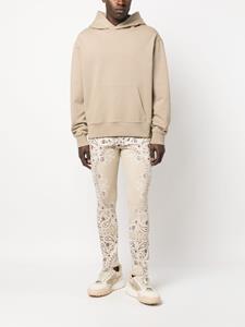 Philipp Plein Broek met paisley-print - Beige