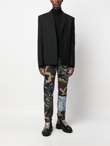 Philipp Plein Jeans met camouflageprint - Groen