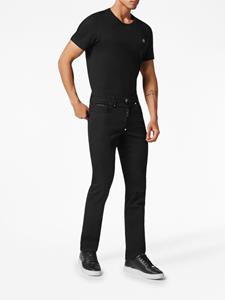 Philipp Plein Jeans met logoplakkaat - Zwart