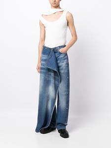 Y/Project Jeans met afneembaar vlak - Blauw