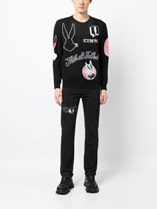 Iceberg x Looney Tunes straight jeans - Zwart