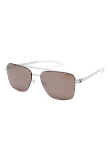 Mykita pilot-frame double-bridge sunglasses - Zilver