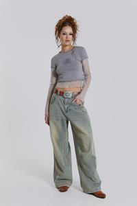 Jaded London Light Wash Colossus Jeans