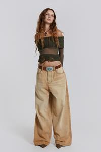 Jaded London Sand Colossus Baggy Jeans