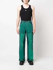 Marine Serre Straight jeans - Groen