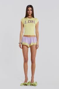 Jaded London Sugar Lace Satin Shorts
