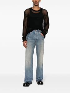 Purple Brand side-zip straight-leg jeans - Blauw
