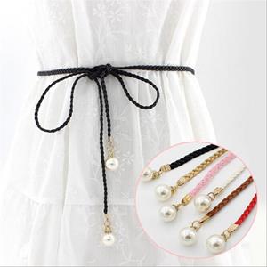 One By One Fashion Body Belt Pearl Belt Pearl Beads Taille Vrouwen Taille Taille Riem