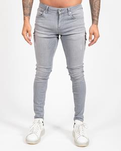 Malelions Basic Super Stretch Jeans - Light Grey