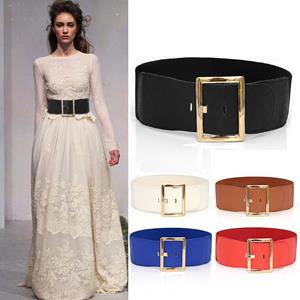 Foryou21 Fashion Dames Dames Taille Riem Body Belt Wide Elastic Belt Dress Accessoires