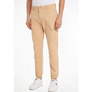 Tommy Jeans Cargohose TJM ETHAN WASHED TWILL CARGO mit Bindebändern