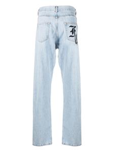 Faith Connexion Jeans met logoprint - Blauw