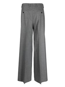 Incotex tailored flared virgin-wool trousers - Grijs