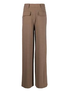 Simkhai check-print tailored trousers - Bruin