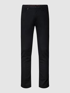 HUGO Regular fit jeans met logodetails, model '734'