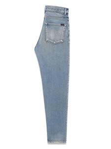 Saint Laurent Jeans met toelopende pijpen - Blauw
