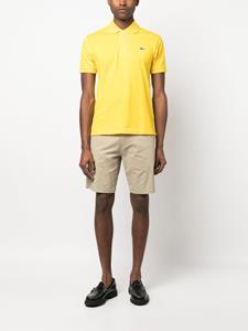 Lacoste Poloshirt met geborduurd logo - Geel