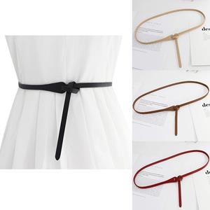 Foreign Parts Fashion Knot Belts Soft Knotted Strap Belt Long Dress Accessories Lady Waistband
