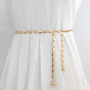 Foreign Parts Waist Chain For Women Metal Hook Adjustable Waist Chain Decorative Dress Chain