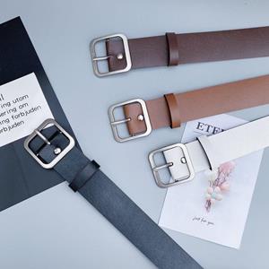 TorchNicce Fashion Casual Chic Female Leather Belt Ladies Dress Strap Square Pin Buckle Waistband Waist Band
