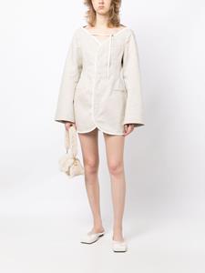 Jacquemus La Robe Peplo minidress - Beige