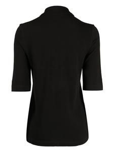 Lacoste Poloshirt met logopatch - Zwart