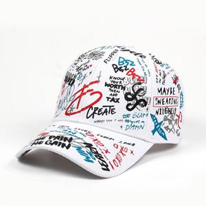 Hat Factory Zomer Baseball Cap Graffiti Sun Caps Hip Hop Vizier Hoed Verstelbare Snap-back Hoeden Voor Vrouwen golf cap