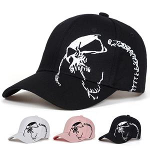 Cap Factory Skull Punk Fashion Borduurwerk Baseball Cap Katoen Snapback bot Hoed Hip Hop Cap Mannen Vrouwen vader hoed
